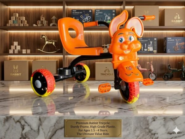 Orange Rabbit Ride-On