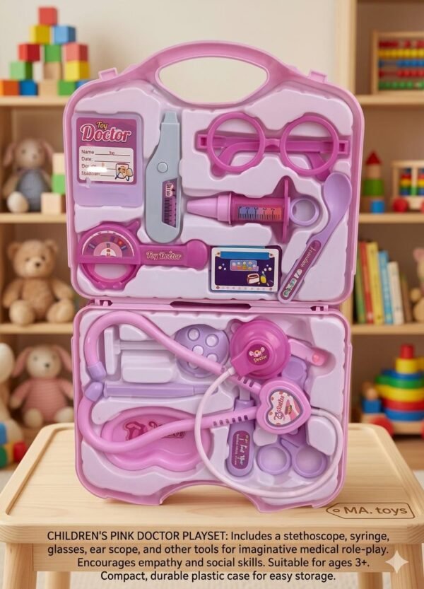 Pink Doctor Pretend-Play Set