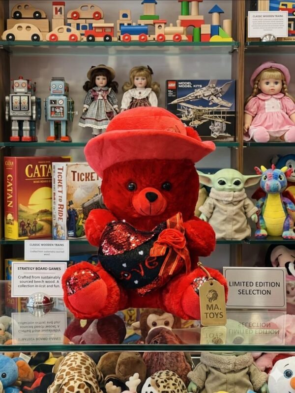 Red Plush Bear Toy