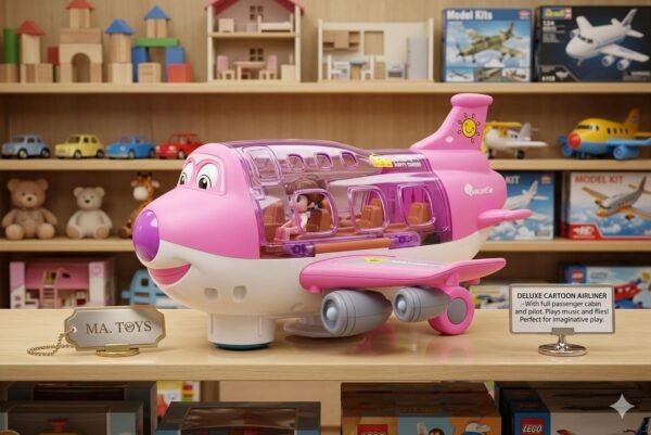 Pink Toy Airplane